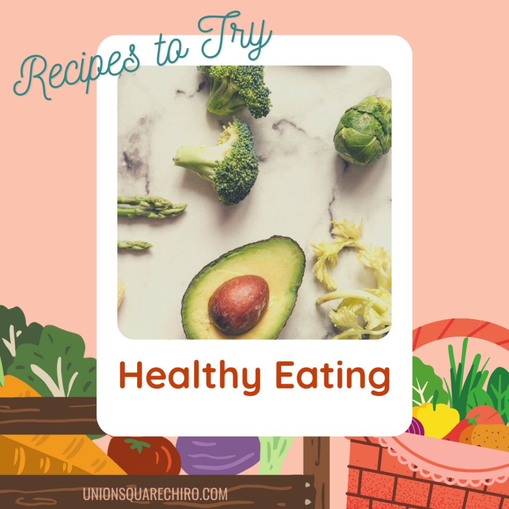 healthy snack and meal recipes